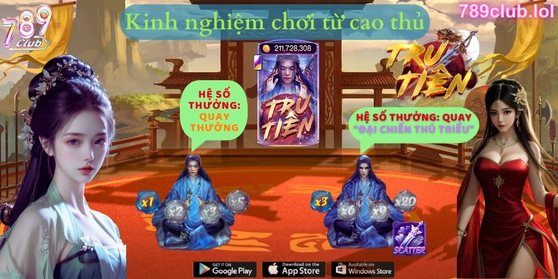 Những kinh nghiệm đánh Tru Tiên 789Club