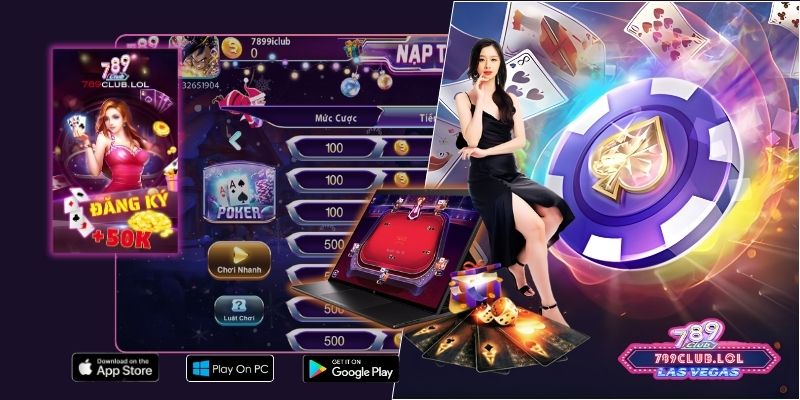 Giao diện Poker 789Club.